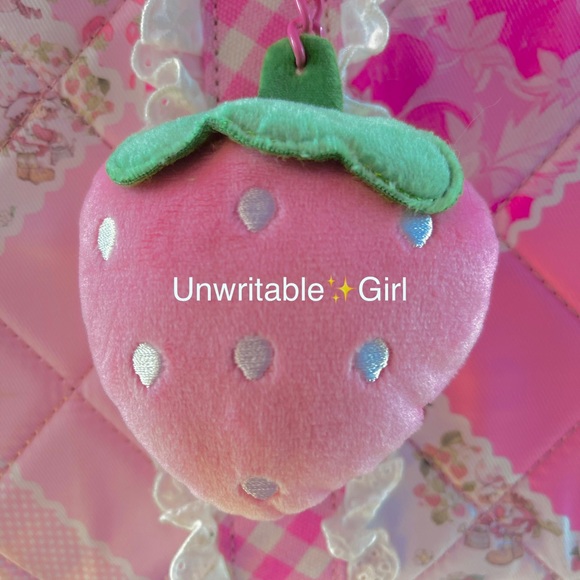 Dolls Kill x Strawberry Shortcake Quilted Weekender Bag - Picture 3 of 6